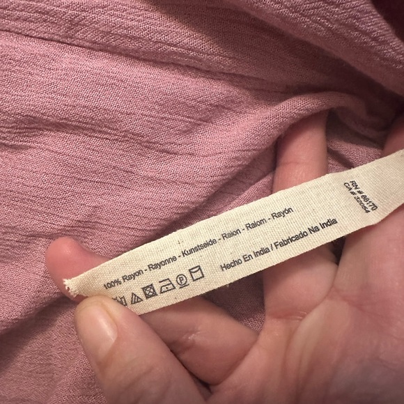 Free People All About It Maxi Dress in Mauve Pink XS - Picture 7 of 7